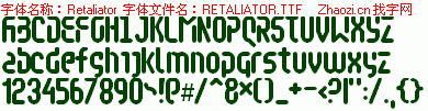 查看字体及作者详细介绍