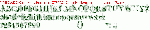 查看字体及作者详细介绍