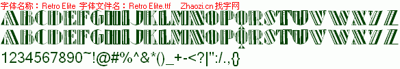 查看字体及作者详细介绍