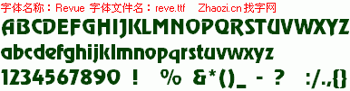 查看字体及作者详细介绍
