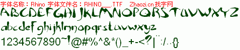 查看字体及作者详细介绍
