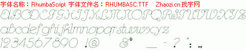 查看字体及作者详细介绍