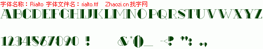 查看字体及作者详细介绍