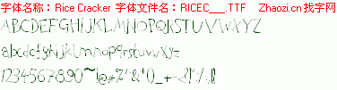 查看字体及作者详细介绍