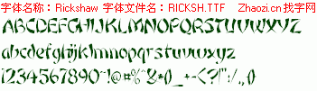 查看字体及作者详细介绍