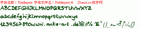 查看字体及作者详细介绍