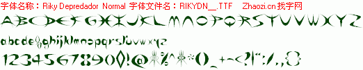 查看字体及作者详细介绍