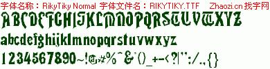 查看字体及作者详细介绍