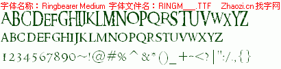 查看字体及作者详细介绍