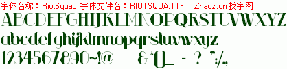 查看字体及作者详细介绍