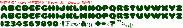 查看字体及作者详细介绍