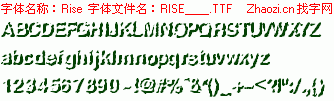 查看字体及作者详细介绍