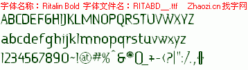 查看字体及作者详细介绍