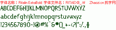 查看字体及作者详细介绍