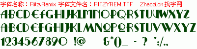 查看字体及作者详细介绍