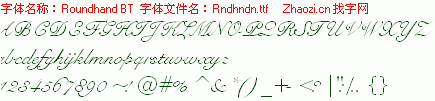 查看字体及作者详细介绍