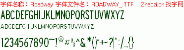 查看字体及作者详细介绍