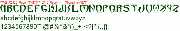 查看字体及作者详细介绍