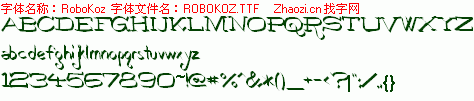 查看字体及作者详细介绍