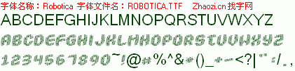 查看字体及作者详细介绍