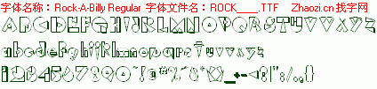 查看字体及作者详细介绍