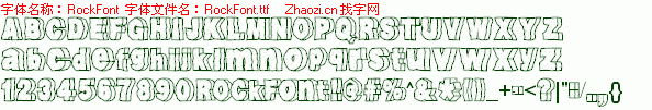 查看字体及作者详细介绍