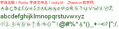 查看字体及作者详细介绍