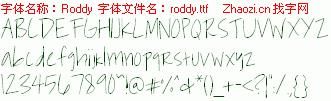 查看字体及作者详细介绍