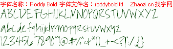 查看字体及作者详细介绍