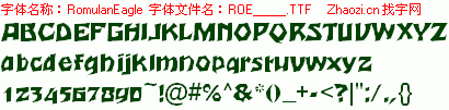 查看字体及作者详细介绍
