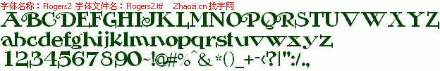 查看字体及作者详细介绍