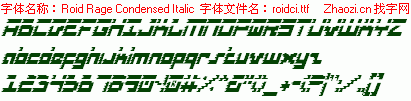 查看字体及作者详细介绍