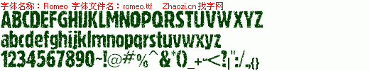 查看字体及作者详细介绍
