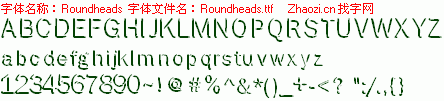 查看字体及作者详细介绍