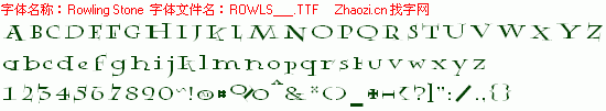 查看字体及作者详细介绍