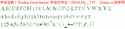 查看字体及作者详细介绍