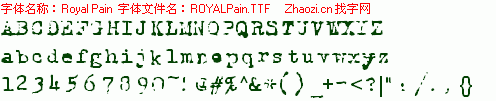 查看字体及作者详细介绍