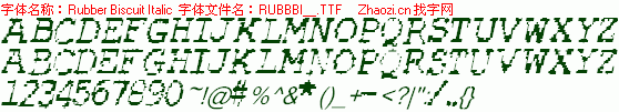 查看字体及作者详细介绍