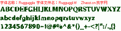 查看字体及作者详细介绍