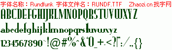 查看字体及作者详细介绍