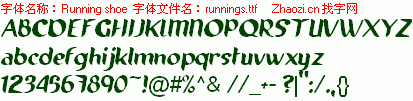 查看字体及作者详细介绍