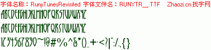 查看字体及作者详细介绍