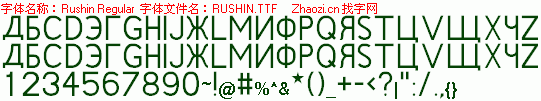 查看字体及作者详细介绍