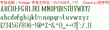 查看字体及作者详细介绍
