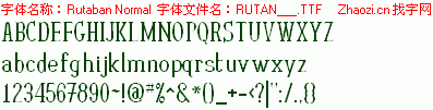 查看字体及作者详细介绍