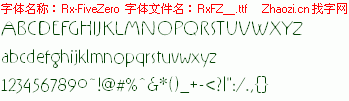 查看字体及作者详细介绍