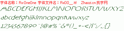 查看字体及作者详细介绍