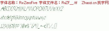 查看字体及作者详细介绍