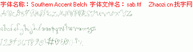 查看字体及作者详细介绍