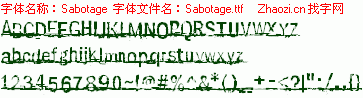 查看字体及作者详细介绍
